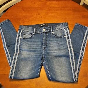 Express Blue Jeans with Light Blue Accents